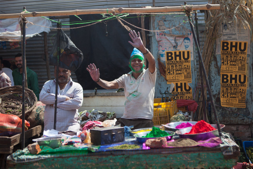 Holi festival women