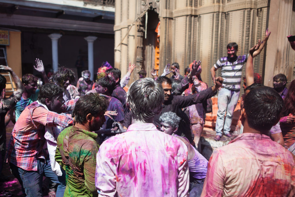 Holi festival women